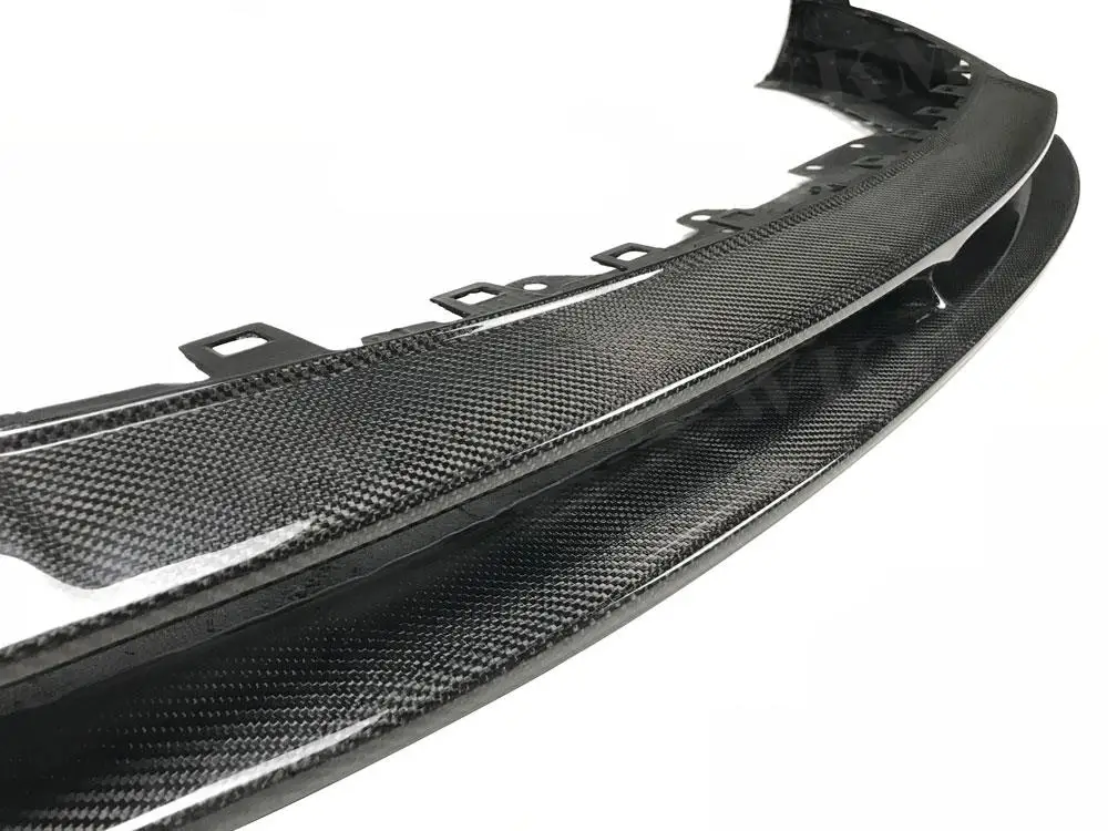 

Carbon Fiber Front Bumper Lip Spoiler With Lamp for Maserati Levante 2016 2017 2018 2019 Front Diffuser FRP Car Styling