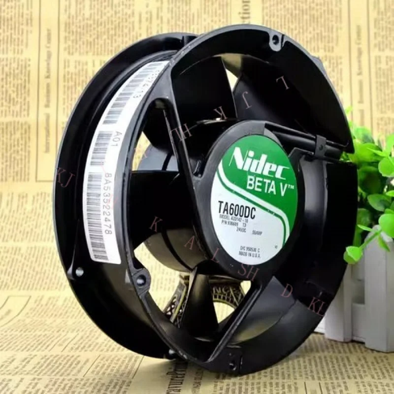 N ل Nidec TA600DC A33142-10 24V 0.55A 17 سنتيمتر 170*50 مللي متر مروحة التبريد العاكس