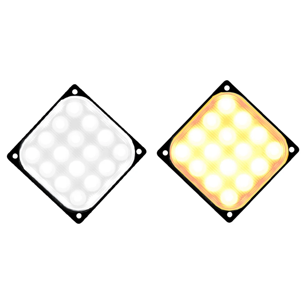 

Car Strobe Warning Light Emergency Side Marker Lamp suitable for all DC 12V-24V cars Parking Light Car Square LED Flashing Light
