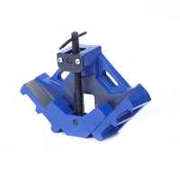 Heavy Duty Welding Gun Clamp 4/4.5 Inch Welding Machine Angle Clamp 90 Degree Cast Iron Welding Angle Clamp Joint Hand Tool