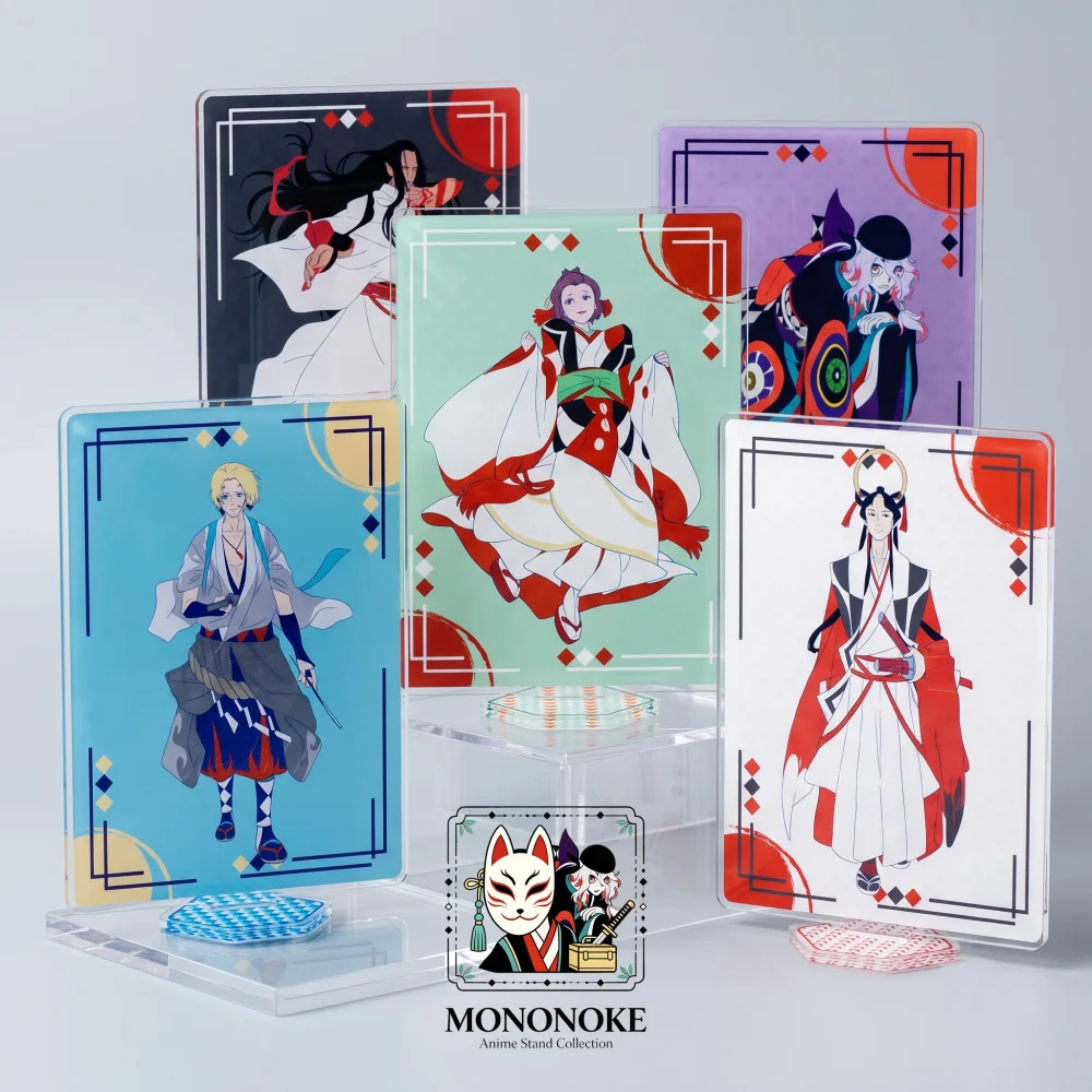 15cm Acrylic Keychain Stand Anime Mononoke Medicine Seller Kinrou Japanese Style Table Ornament Collectible Fans Gift