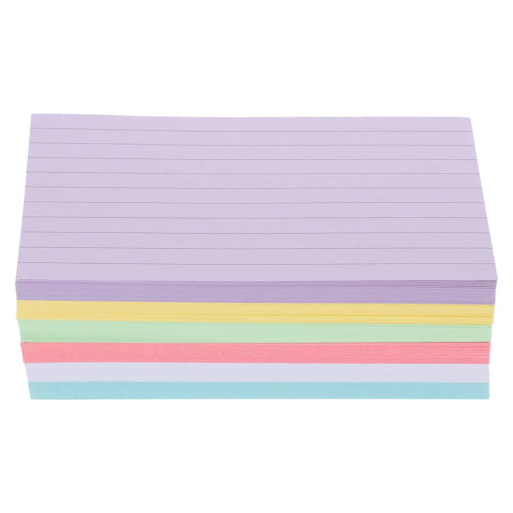 Colorful Index Cards Study Cards For Quick Notes Tear-Resistant Memo Notepads For School Office Home Use