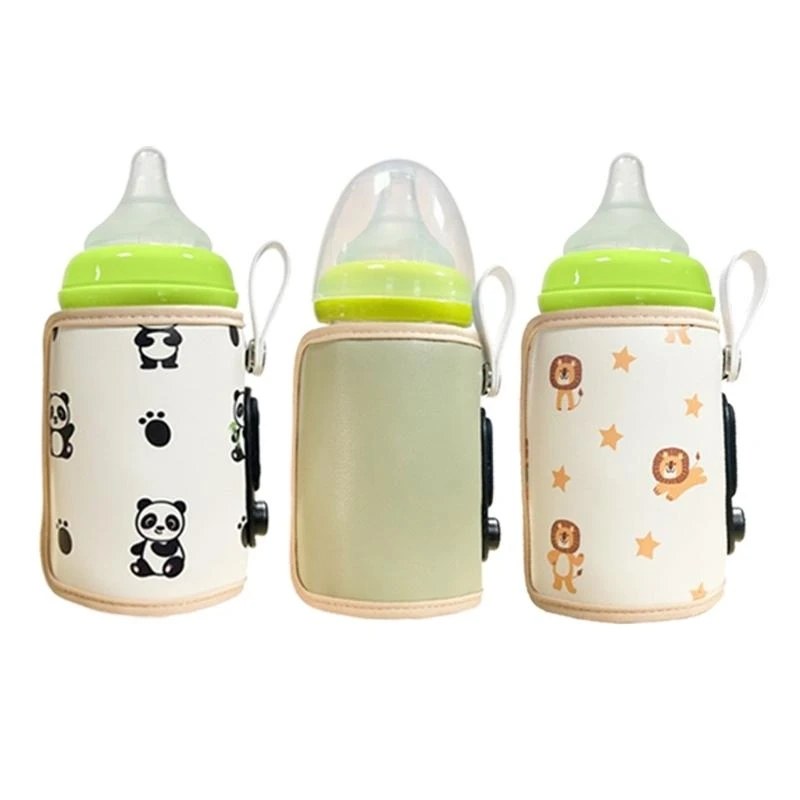 

M76C Portable Baby Milk Heat Keeper Baby Bottle Warmer Bag 6 Gears Adjustable Travel Bottle Warmer Cover USB Bottle Warmer