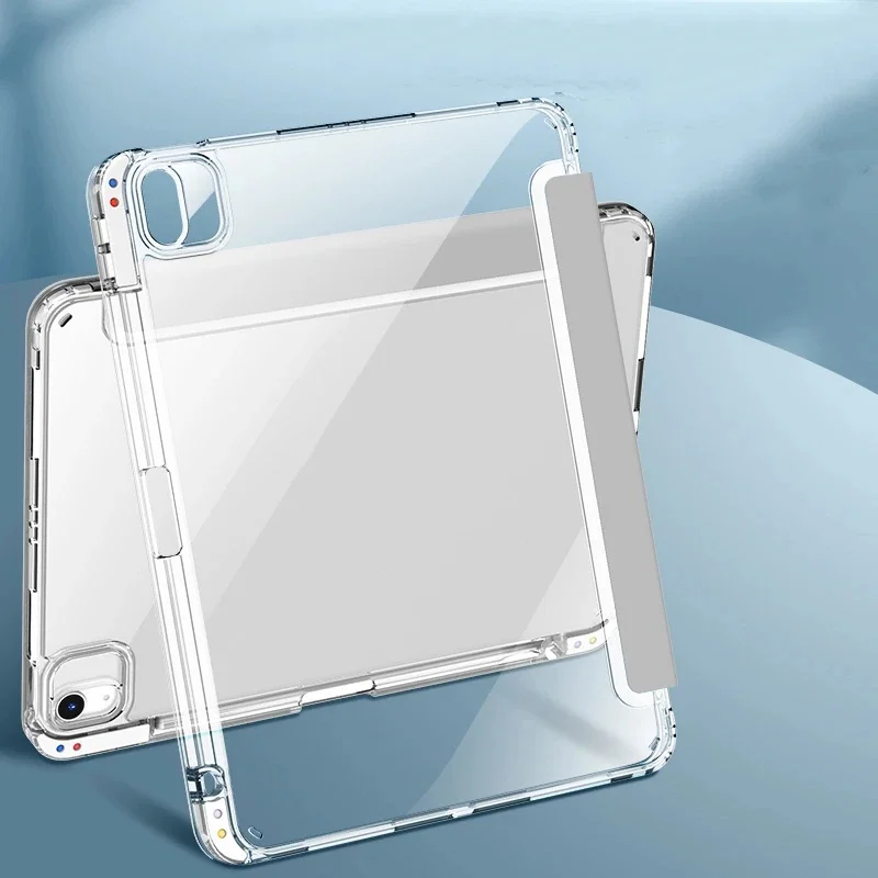 Imagem -03 - Estojo Acrílico Transparente para Ipad Capa de Suporte para ar Air Air Pro 11 2023 2023 10.2 8th 7th 9th 10th 10.9 9.7 5ª 6ª Geração 2023