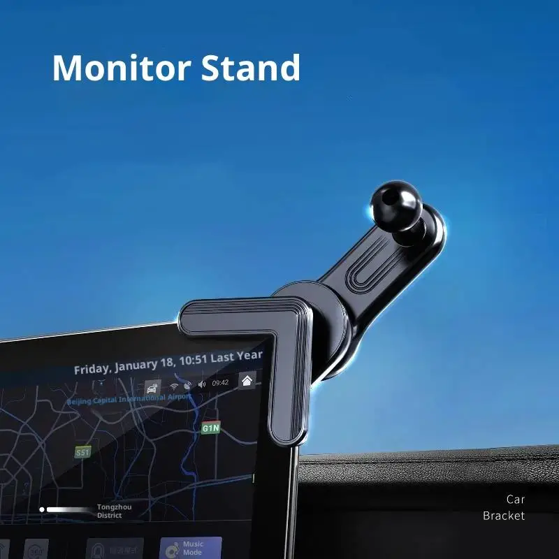 Universal Car Display Screen Holder 16mm Ball Head Base For Car Phone Mount For GPS Stand Interior Parts