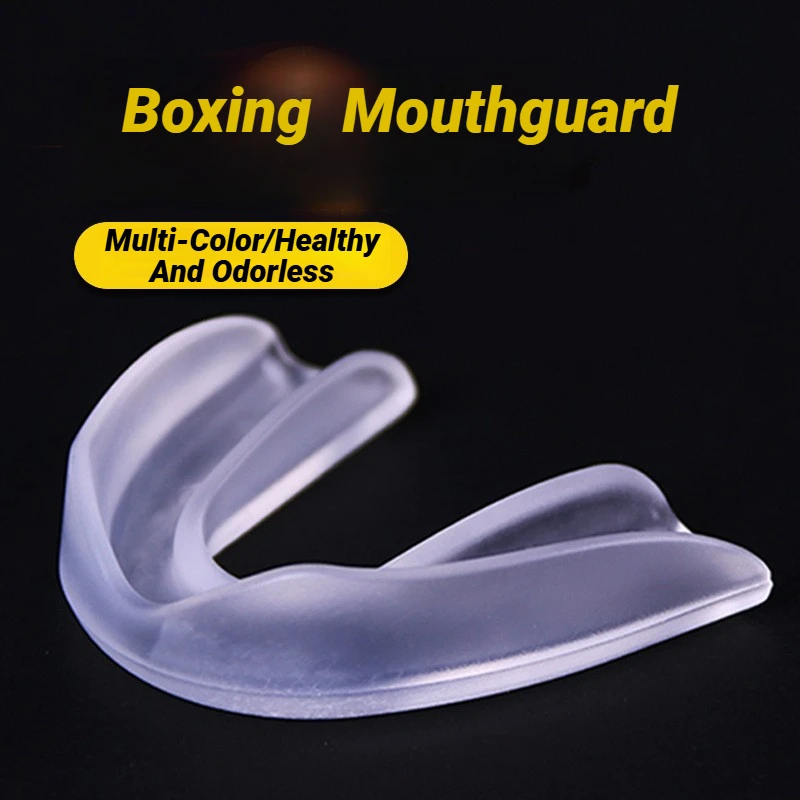 Sport Mouth Guard  Teeth Protector Mouthguard Tooth Brace Protection Basketball Rugby Boxing Karate Taekwondo Silicone Anti-wear