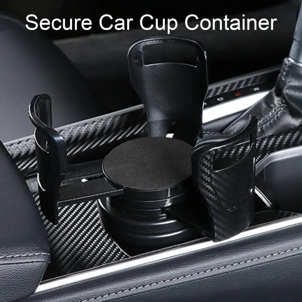

Cushioning Sponge Pads Car Cup Holder Double Layer Car Cup Holder Expander with Adjustable Base 2 1 Multifunctional for Safe