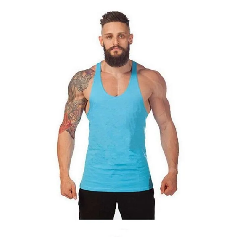 2020 Summer Plus Size Men Clothing Tank Tops Black White Gray Singlets Sleeveless Fitness Men Vest Casual Bodybuilding Vest New