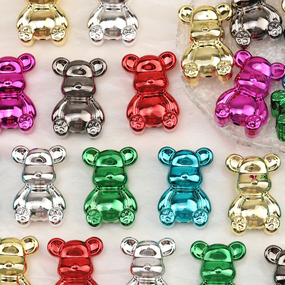 

Cordial Design 100Pcs 22*33MM DIY Beads Making/Jewelry Findings & Components/UV CCB Effect/Bear Shape/Hand Made/Acrylic Beads