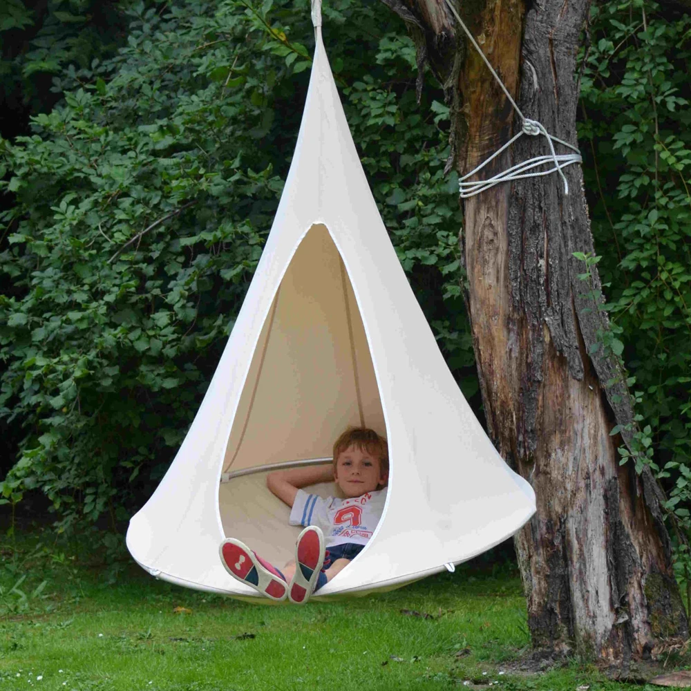 Lighten Up Patio Tent Hanging-Chair Cocoon Swing Teepee-Tree Haa Outdoor Hammock Silkworm Garden Furniture Sets