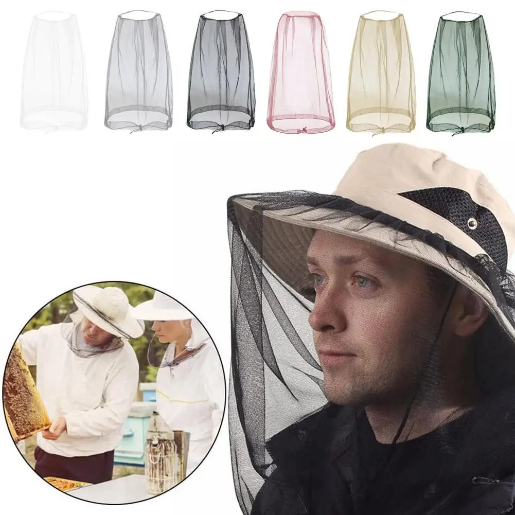 Men Women Outdoor Mosquito Repellent Head Covers Outdoor Beekeeping Hats Versatile Fishing Masks Hats Fisherman W3L5