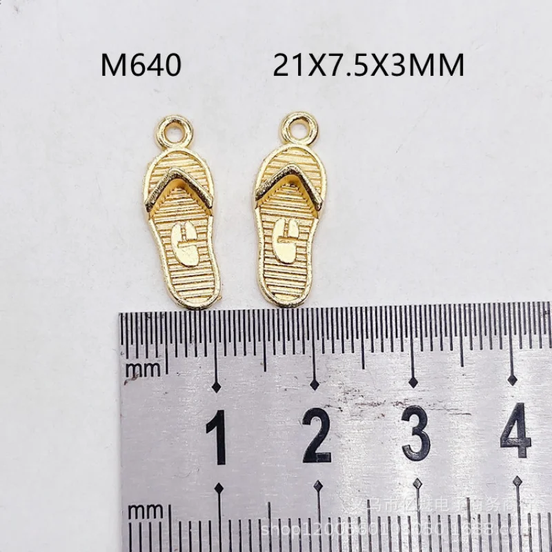 Factory Direct Sales 100Pieces DIY Pendant Slippers Accessories Flip Flops Ornament Wholesale
