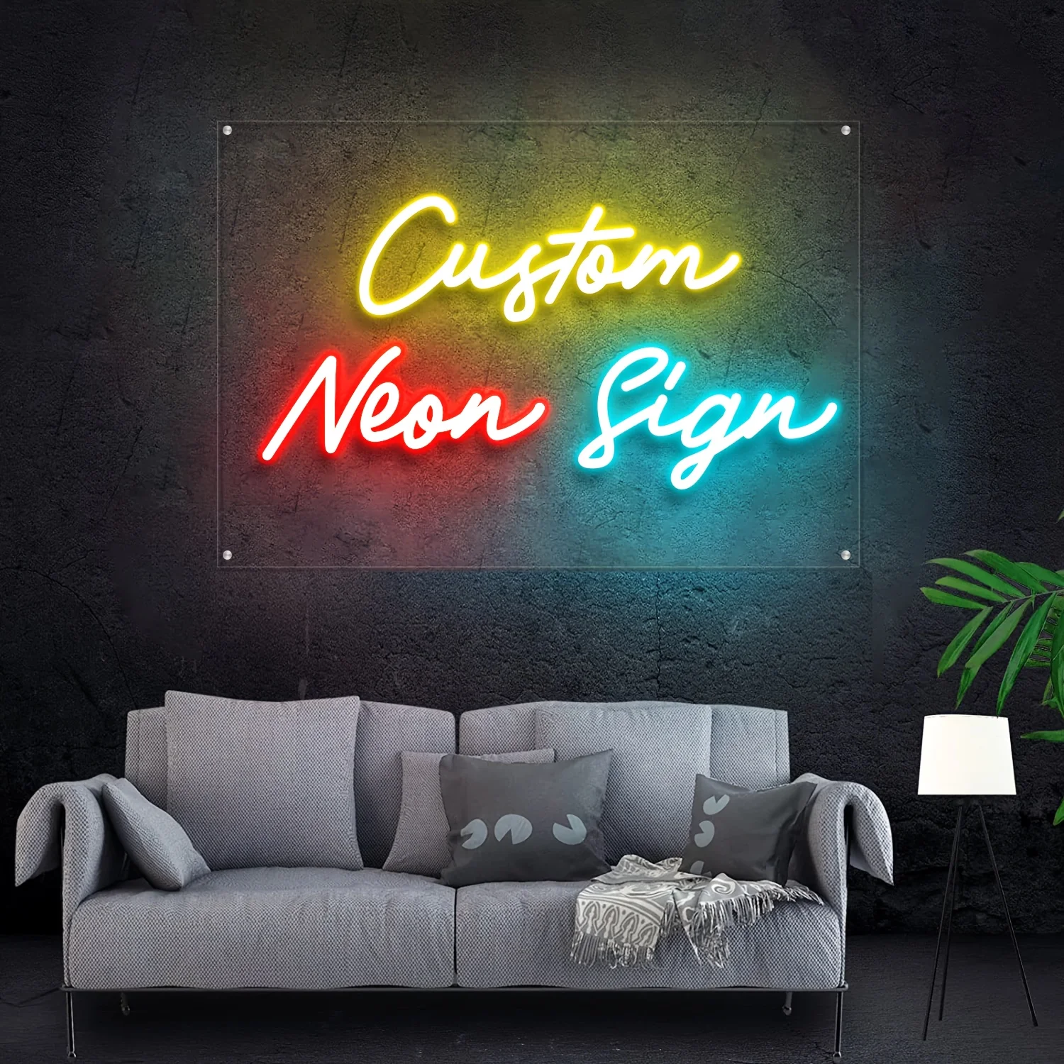 RGB Custom Neon Sign Personalized Name Neon USB Multi Font Lights Can Be Used For Weddings Family Party Bedroom Decoration Light