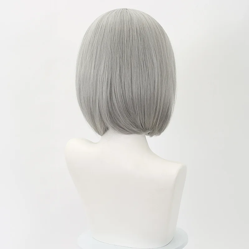 Jogo delta força cosplay perucas hackclaw 40cm longo festa hackclaw peruca cosplay feminino resistente ao calor cabelo sintético + peruca boné
