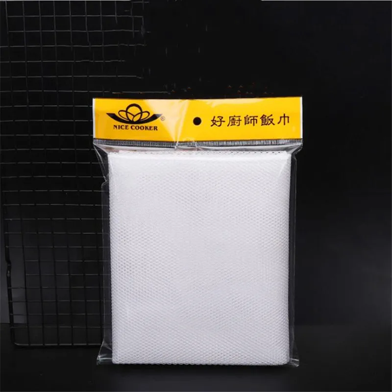 White Rice Towel Square Rice Cloth Cooking Towel Sushi Shop Canteen Restaurant Hotel Chef Used Steamed Sushi Rice Net Towel Mat