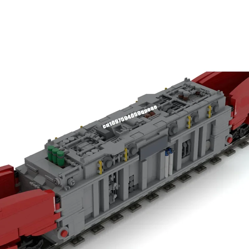 مدينة جديدة التقنية قطار السكك الحديدية Moc Schnabel سيارة Uaai 839 نموذج لغز مخصص لتقوم بها بنفسك الأفكار الإبداعية الاطفال اللعب هدايا عيد الميلاد