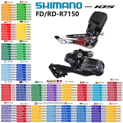 SHIMANO 105 R7100 Di2 Series R7150 Front Derailleur/Rear Derailleur 2x12s FD/RD-R7150 For R7170 Groupset Road Bike Original