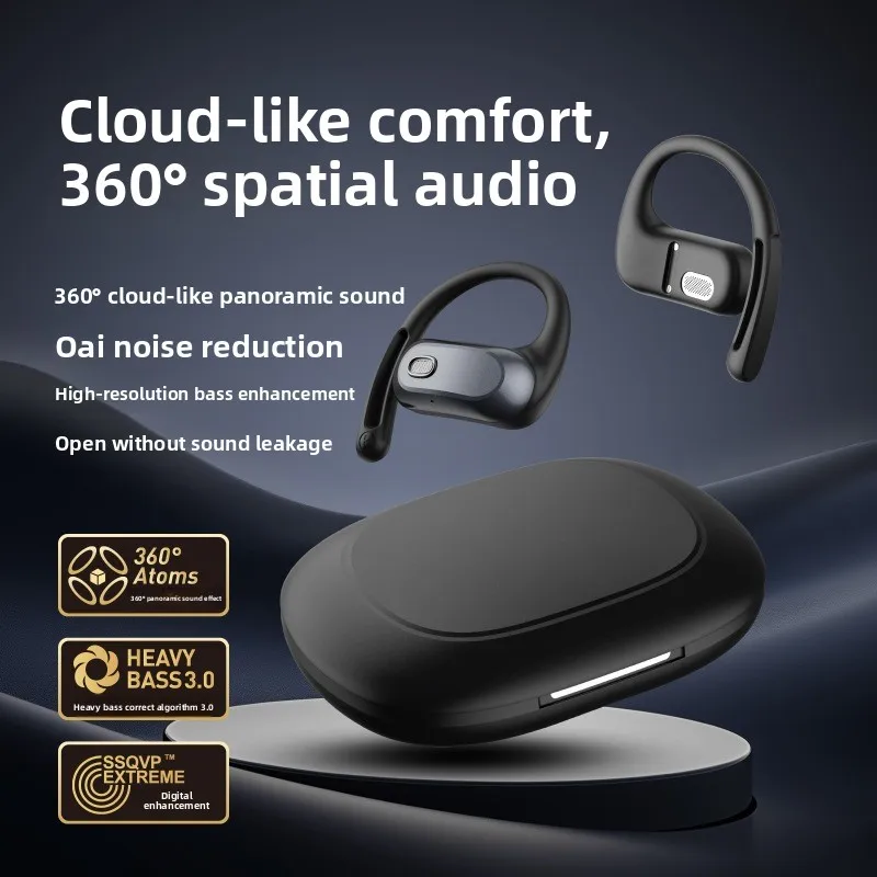

New OWS open 6.0 non-in-ear long battery life wireless noise reduction running sports, Bluetooth headset