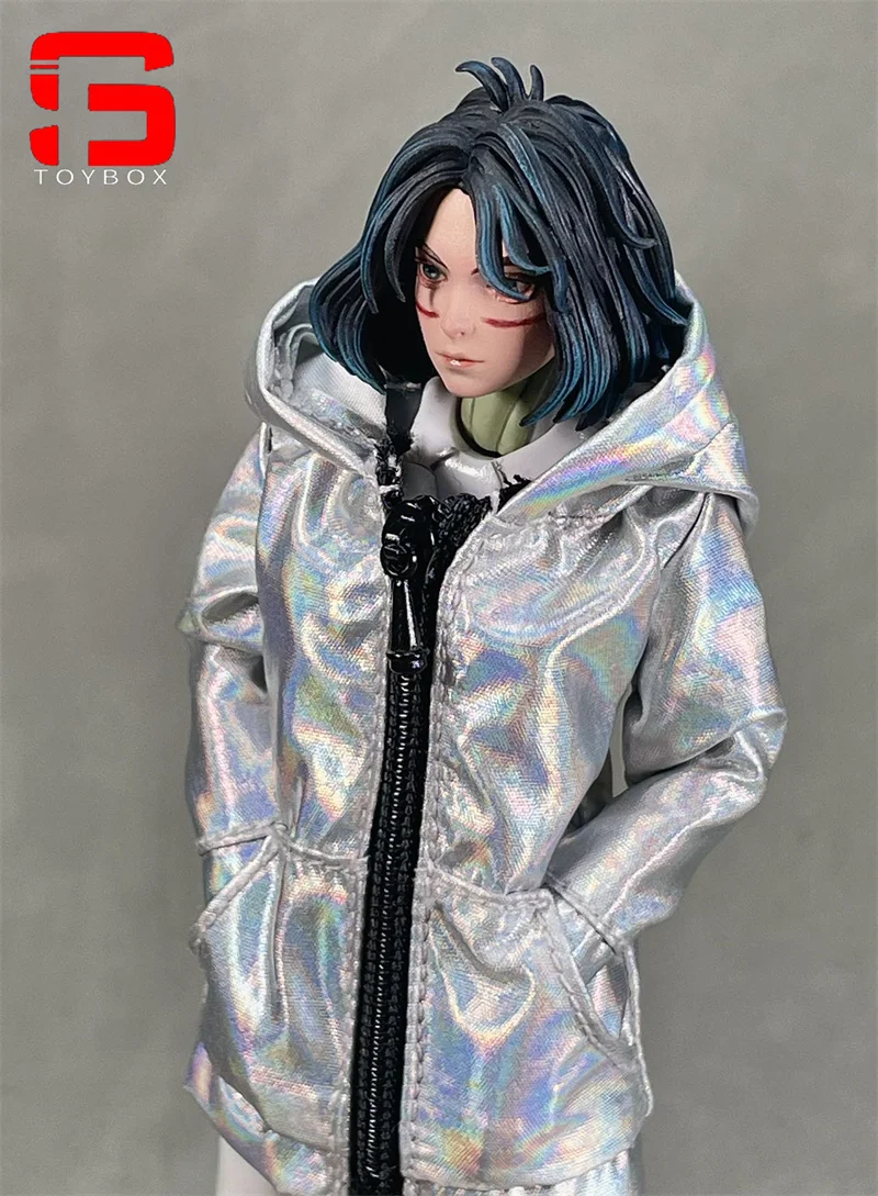 ملابس جندية نسائية بغطاء رأس بسحاب ، واقي من الشمس واقي من الرياح ، 6 "شكل حركة ، دمى جسم ، مقياس ، متوفر #6