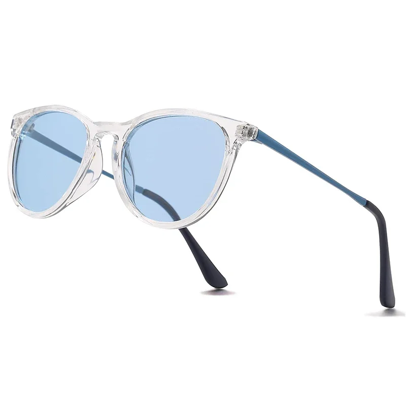 Fashion Oval Cat Eye Polarized Kids Sunglasses for Girls Boys Candy Color 100% UV Protection for Children Age 3-12 Outdoors