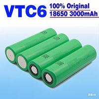 Must-choose! 3.7V VTC6 lithium battery with a capacity of 3000mAh and a large current of 30A, suitable for multiple scenarios su