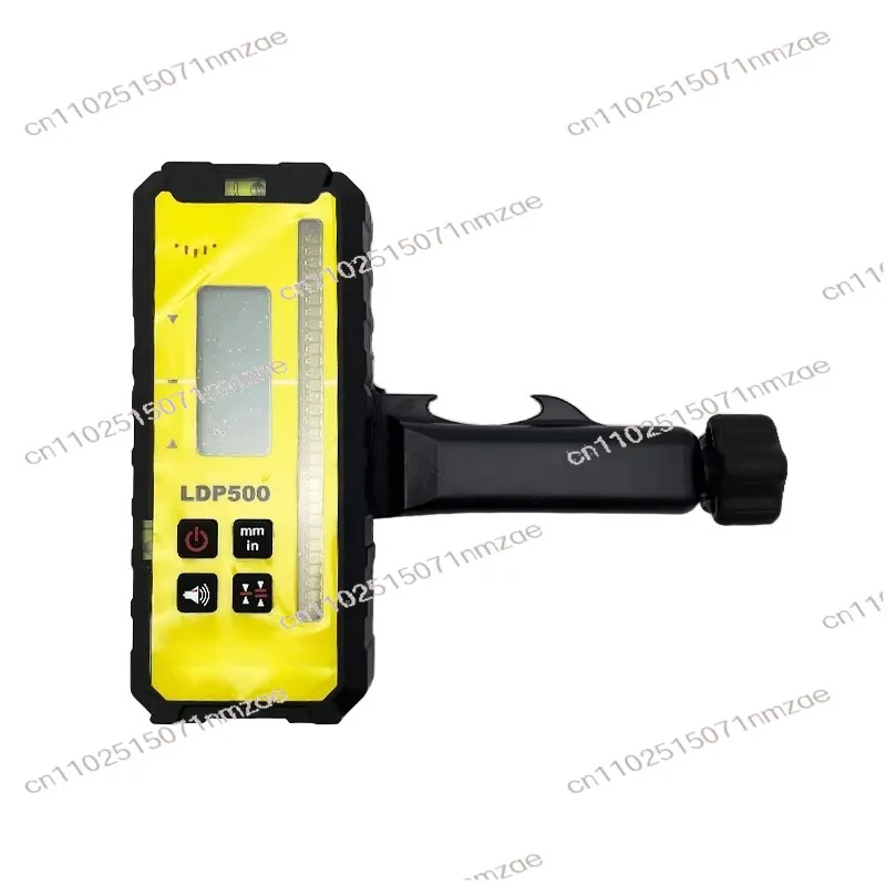 Digital display laser level detector for red-green beam rotation lasers