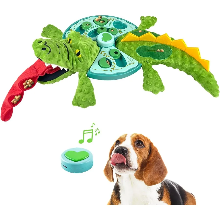 Migipaws Dog Puzzle ToySnuffle Mat for Dog Cat Enrichment Toys Pets Slow Feeders for Mental Training Plush Puzzle and Recording