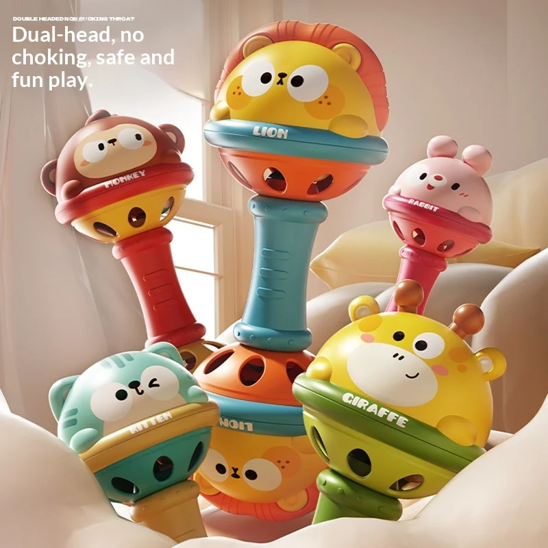 ของเล่นเขย่ามือเด็ก 3/1 ชิ้น สำหรับเด็กอายุ 0-12 เดือน ของเล่นเสริมพัฒนาการ ชุดเขย่ามือหมุน ของเล่นเสริมประสาทสัมผัส ของขวัญสำหรับเด็กแรกเกิด เด็กชาย เด็กหญิง