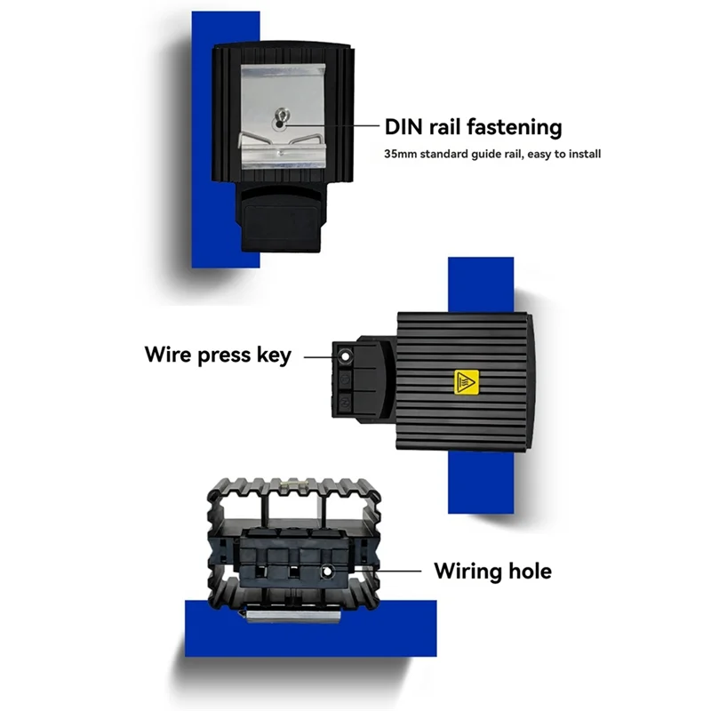 AB51 HG140 سخان سبائك الألومنيوم HG140 سخان أشباه الموصلات المضادة للتكثيف خزانة درجة حرارة ثابتة صغيرة HG1400-15W