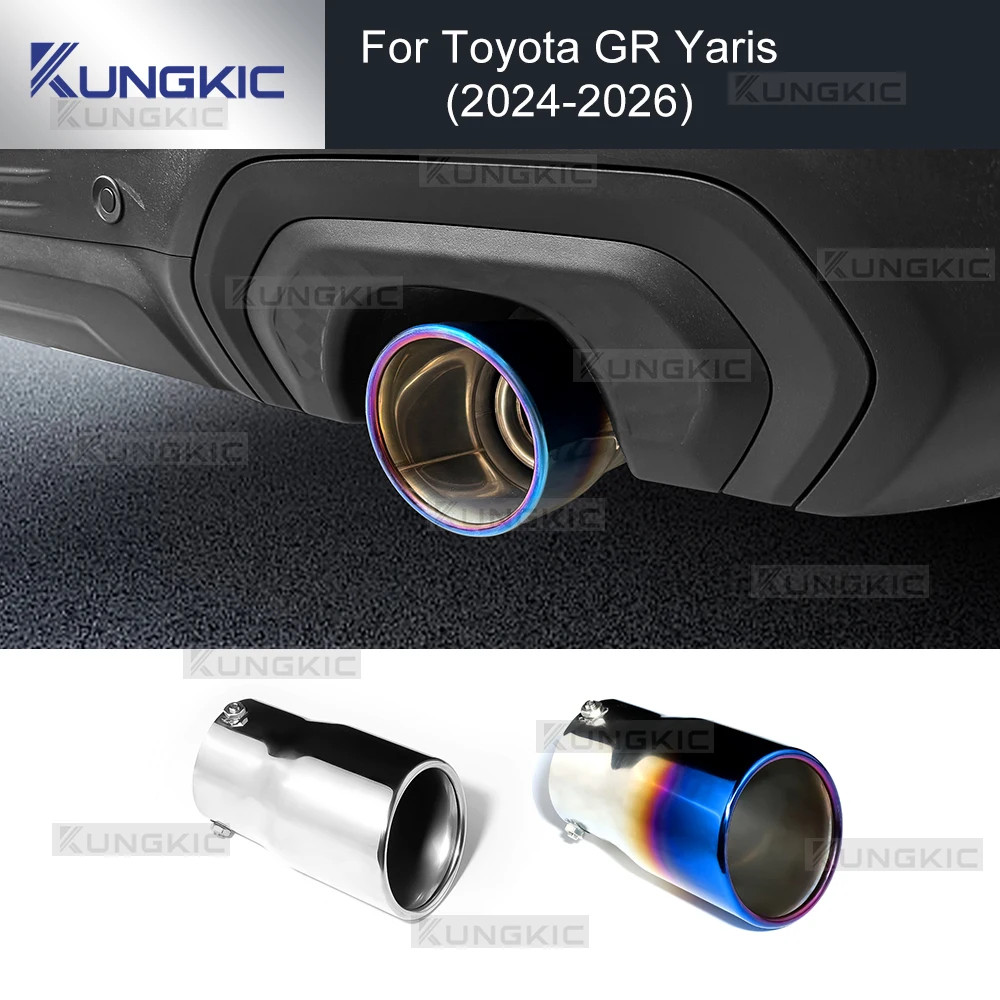 

For Subaru Forester 2025 2026 2027 Car Exhaust Extension Pipe Stainless Steel Exhaust Pipe Clamp Tail Throat Tip Decor