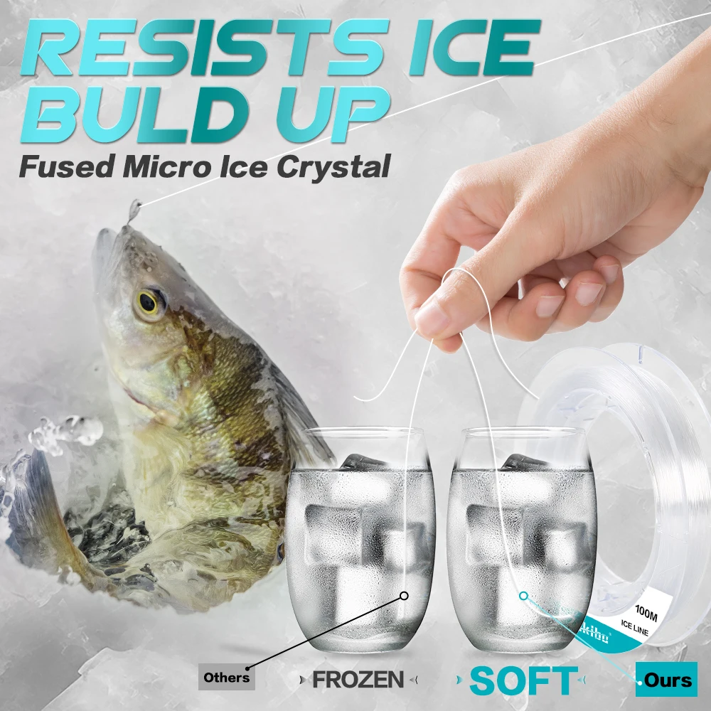 ZUKIBO Ice Mono Line Crystal N - Ice Fishing Line ulasan dan harga