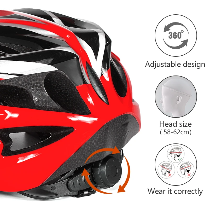 Eastinear\'s New Ultra-light Bicycle Helmet Is Breathable and Breathable for Men and Women\'s Outdoor Sports Cycling Safety Hats