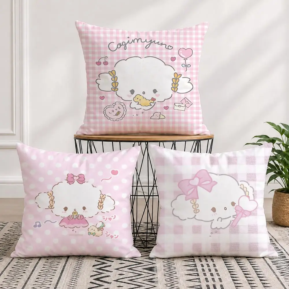 popular Kogimyun Cushion Cover Pillow Cover Nordic Minimalist Throw DoubleSided Print Cushion Case for Sofa Bedroom Decor