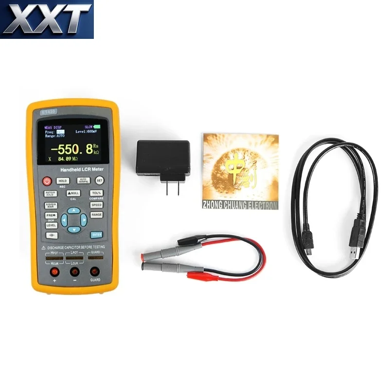 XXT LCR Digital Bridge Tester Multimeter Inductance Capacitor Resistor test DCR Mode With USB Data Connection