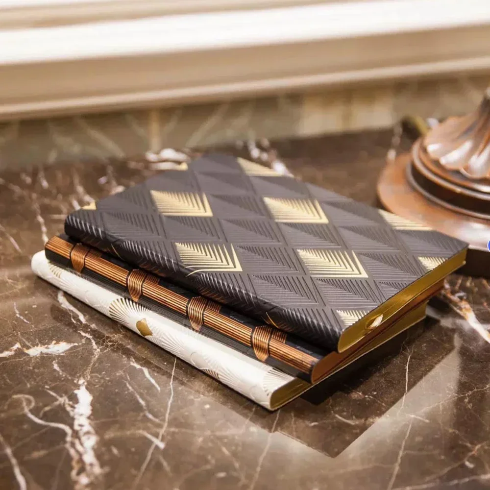 Daycraft A5 Geometric Patterns Notebook Handbooks Minimalist Stationery Exquisite Note Books for Students Office School Supplies