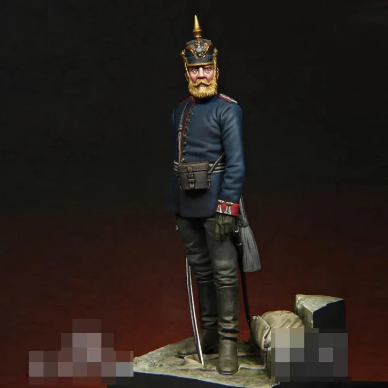 

1/24 Scale 75mm Resin Prussian soldiers Assemble Model Kit Unassembled and Unpainted 3D printing toy