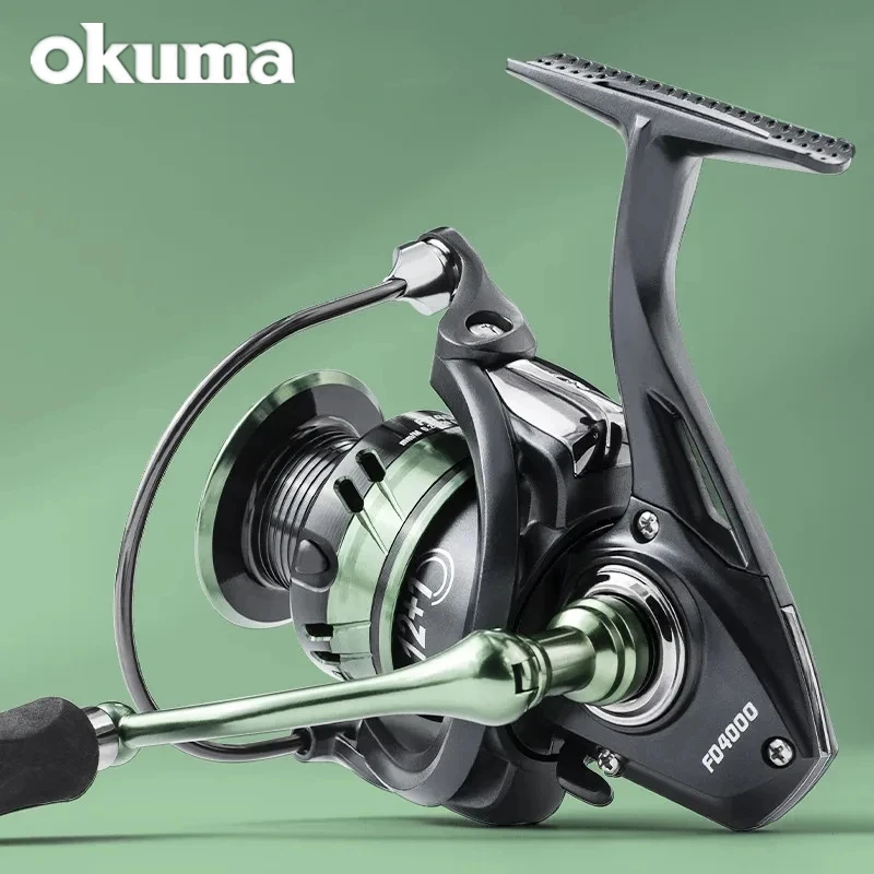 Imagem -02 - Okuma-pesca Spinning Reel Isca Casting Reel Single e Double Rocker Arms Anti-corrosão Água Salgada sem Lacunas 10 kg