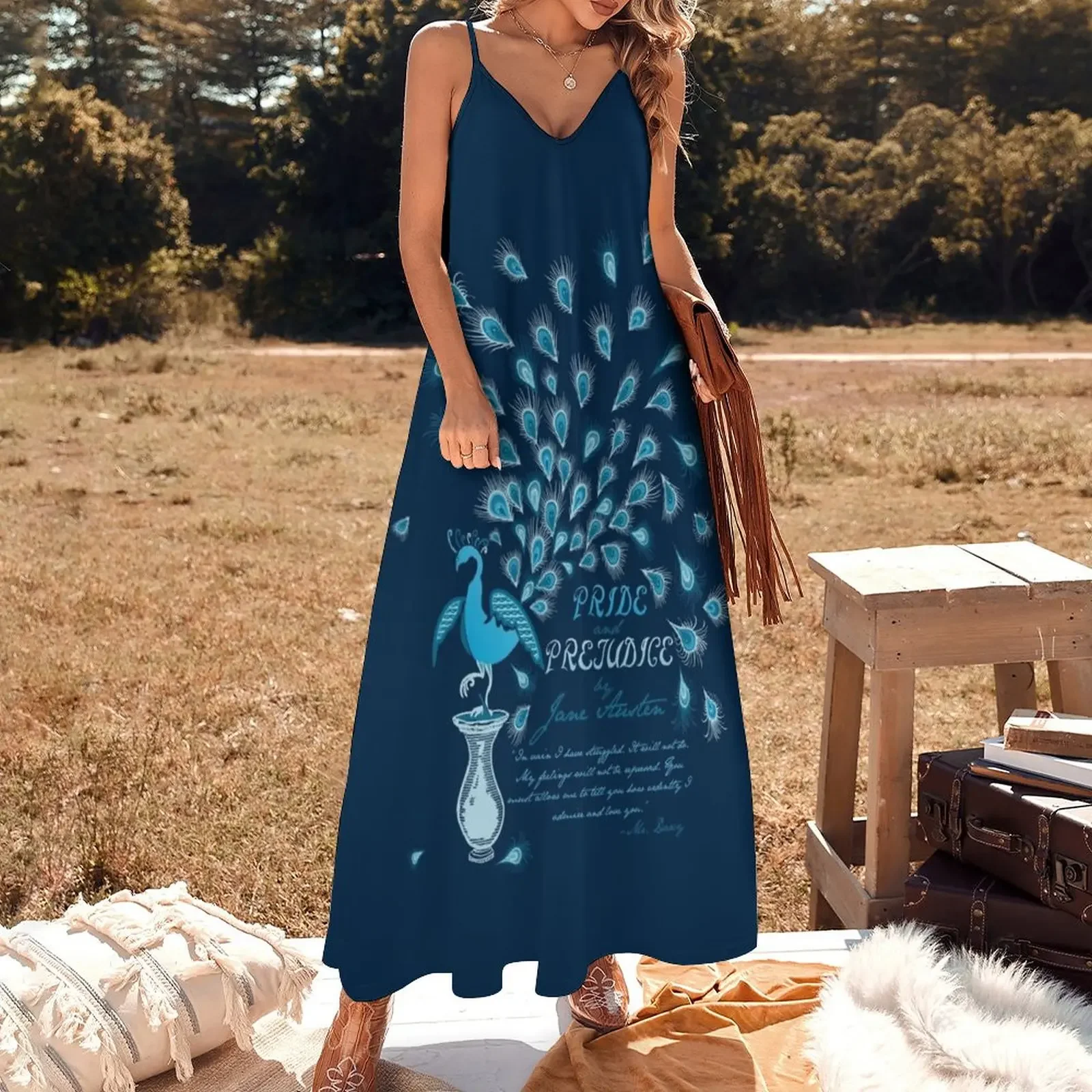 Paisley Peacock Pride and Prejudice: Classic Sleeveless Dress elegant party dress for women 2025 Woman fashion