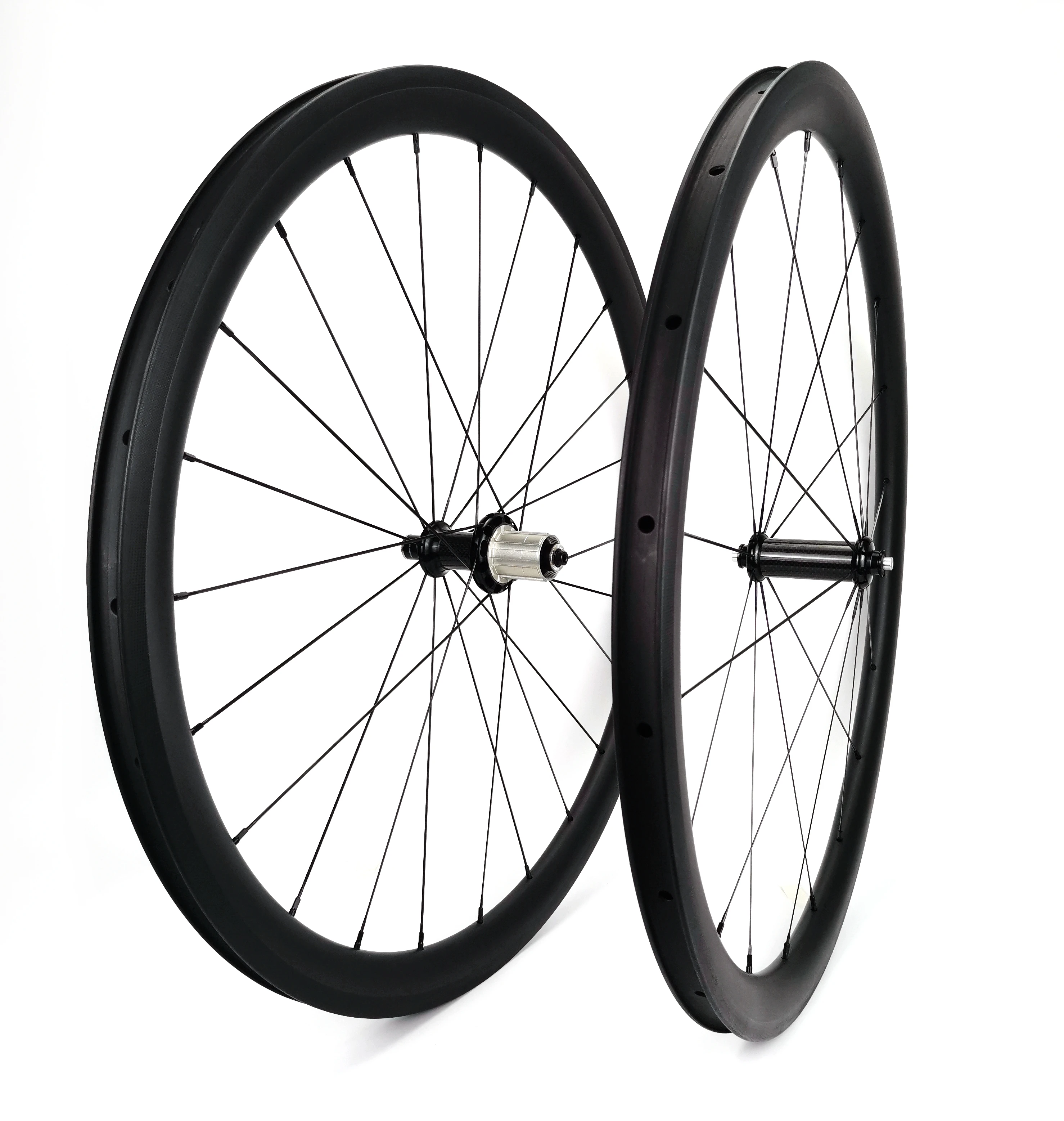 700C Road Bicycle V/Rim Brake Bike Carbon Fiber Wheel Set 38/50/60/88mm Depth 25mm Width Clincher/Tubeless/Tubular Custom Logo