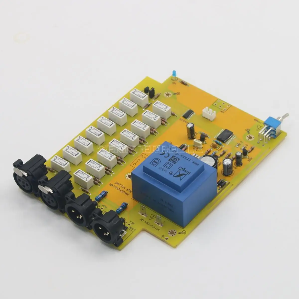 HiFi Relay Volume Control Preamp Board Balanced Unbalanced Input Output Converters Audio Switcher Adapter