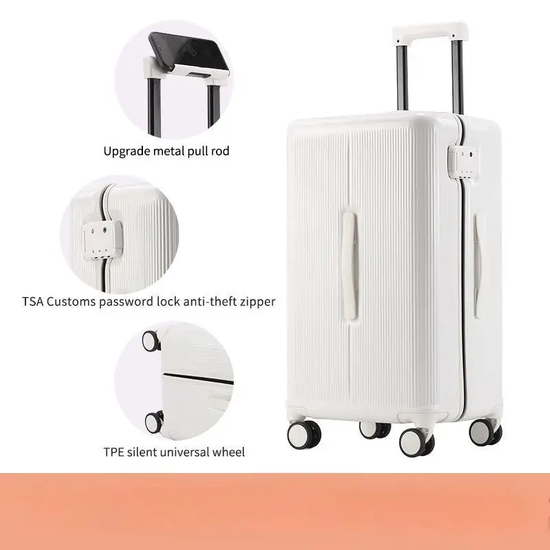 

Спортивный чехол на молнии, багаж с таможенным замком TSA, 20, дорожный чемодан большой вместимости 26, новый стильный чехол на тележке