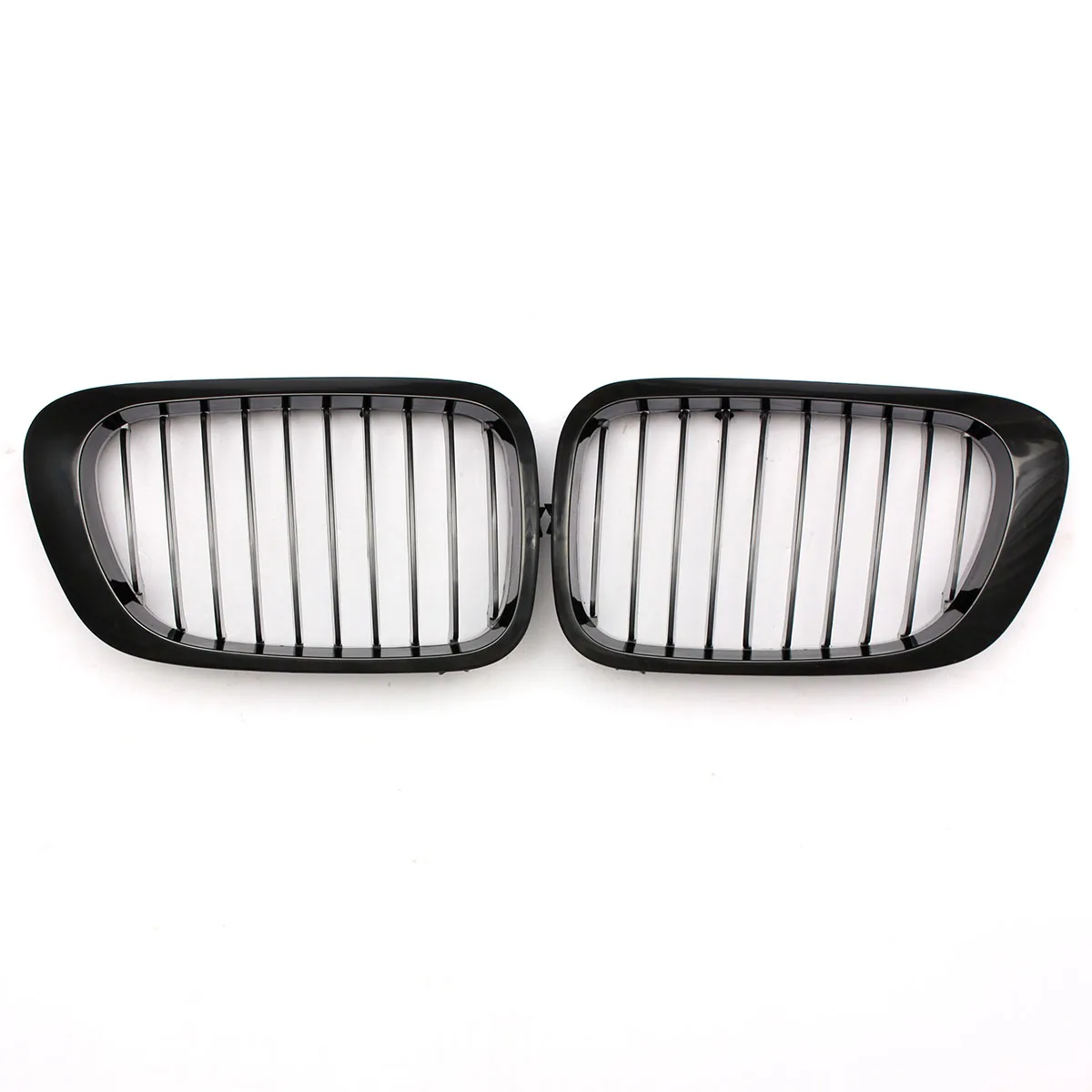 

Pair For BMW 3 Series 1998-2001 E46 M3 323 i/is 325Ci 328 i/is/Ci 330Ci 2 Doors Gloss Black Front Bumper Kidney Grill Grilles