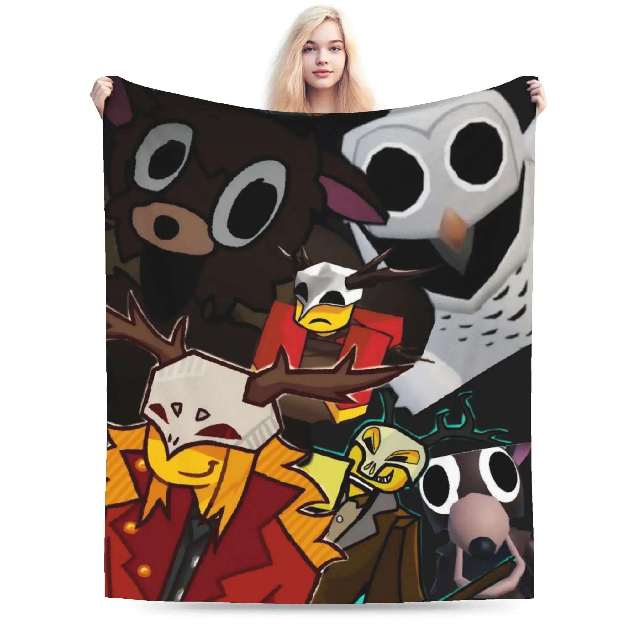 

Soft Warm Graphic Plush Throw Blanket for Children Adults Perfect for Outdoor Use Bedroom or Living Room