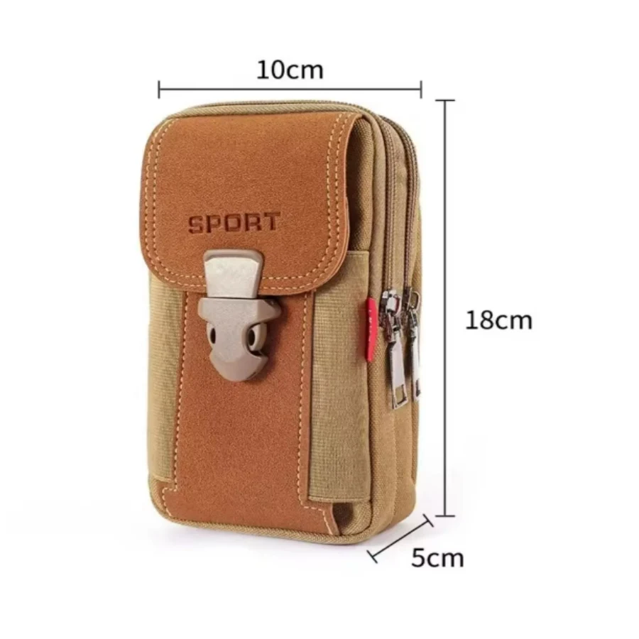 Unisex Tactical Waist Belt Pouch - usage example
