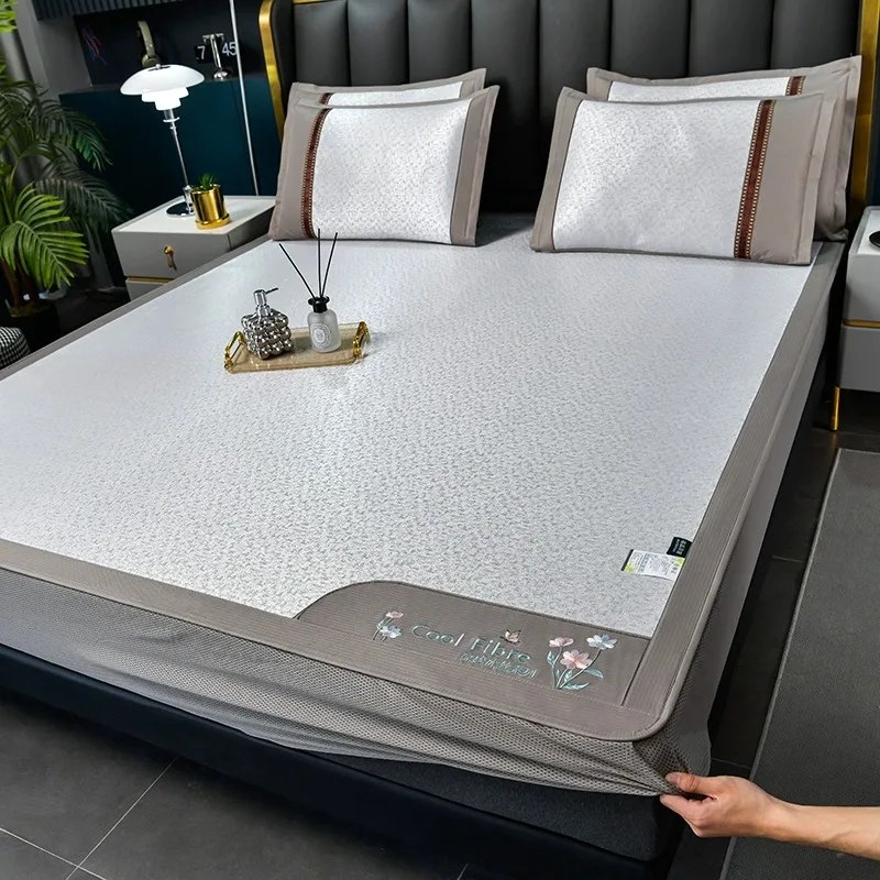 Sommer neues dreiteiliges Set aus Eisseidenmatten