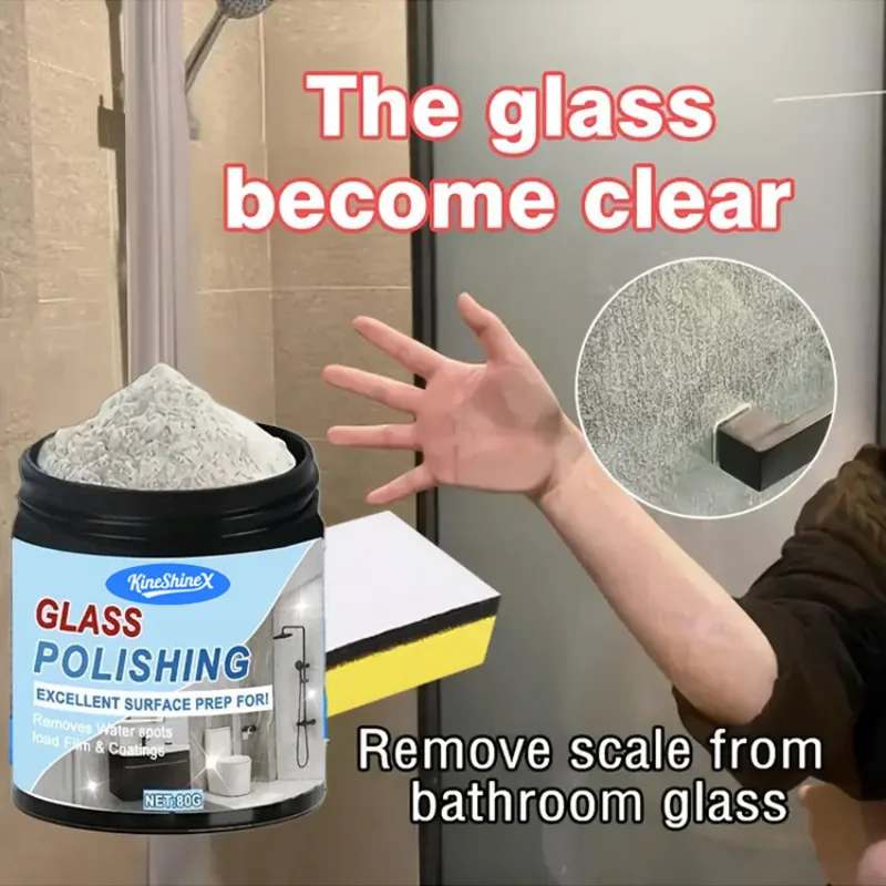 

Профессиональный полировальный порошок из оксида церия для стекла, премиум-средство для удаления царапин, для полировки и шлифовки стеклянных поверхностей, 80 г