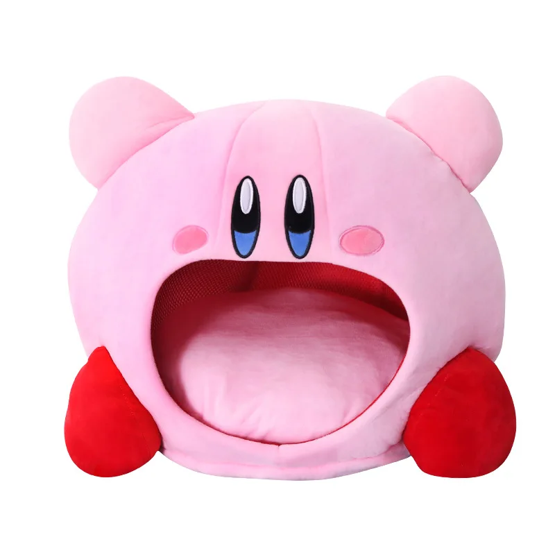 50cm Games Kirby Plush Doll Funny Pillow Soft Cat Nest Kawaii Stuffed Toy Pet Bed Decora Cute Gift For Kids