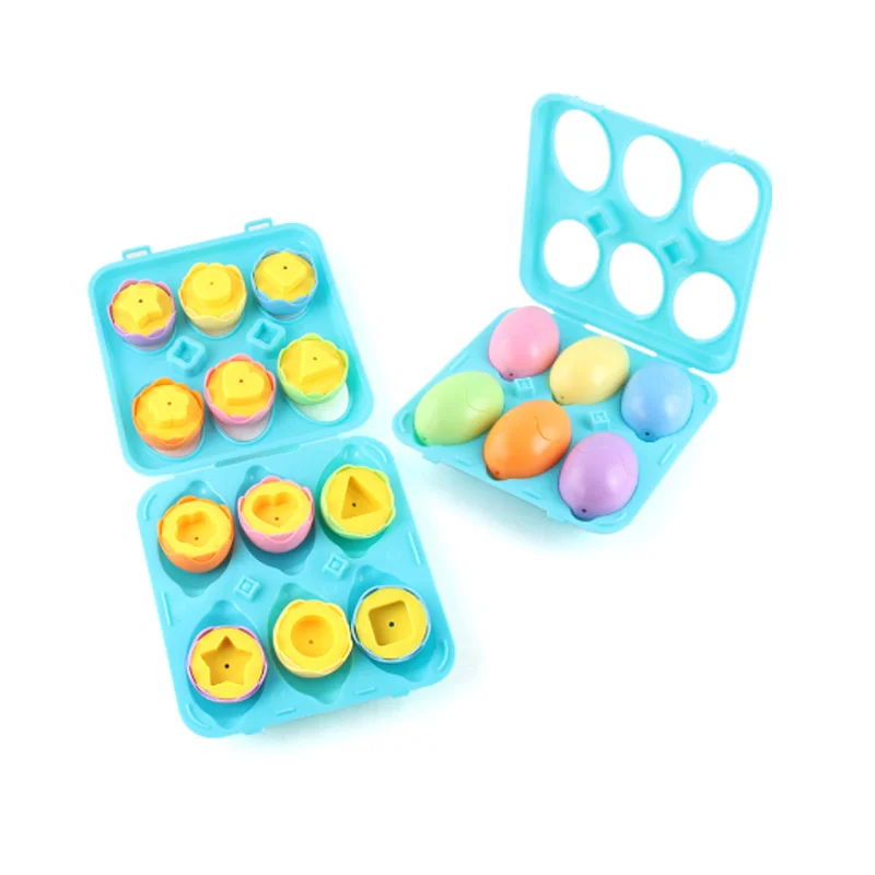 Kid best-seller Egg learning number riconoscimento del colore egg toy matching egg kids baby easter toys Educational early education toy