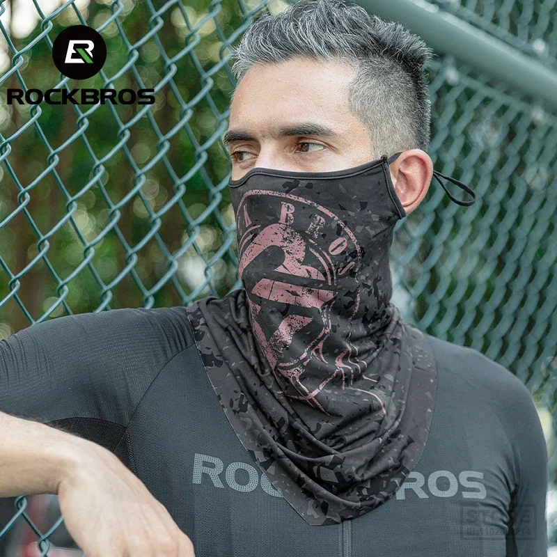 

ROCKBROS Face Mask Sun Protection Fishing Hiking Training Scarf Bandana Breathable Moto Balaclava