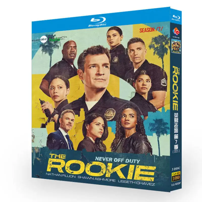 

BD Blu-ray High-Definition US TV Series Rookie Blue Season 7 The Roo 3-Disc Box Set